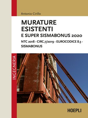 cover image of Murature esistenti e Super Sismabonus 2020